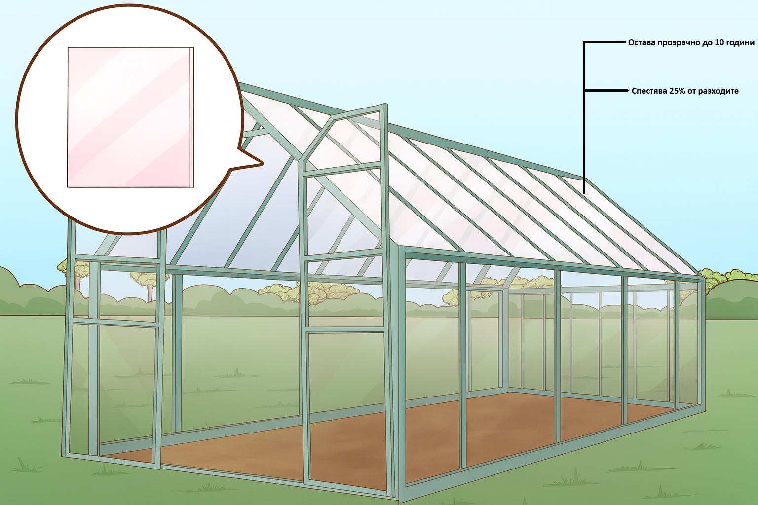 Покритие стъкло