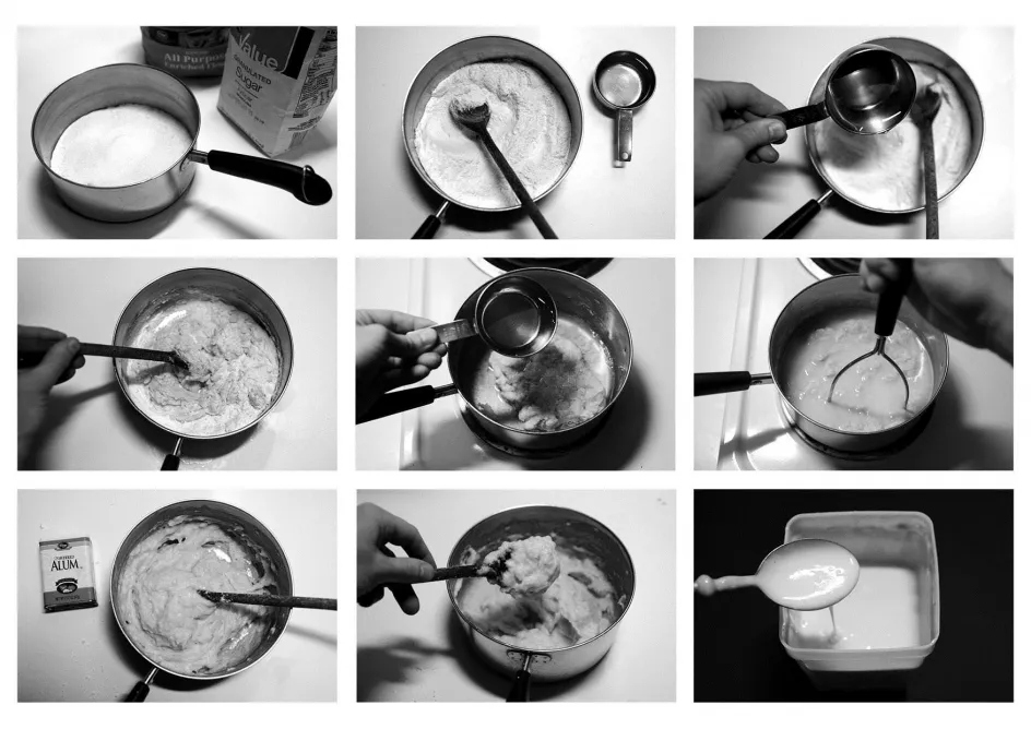 Стъпки как се прави лепило