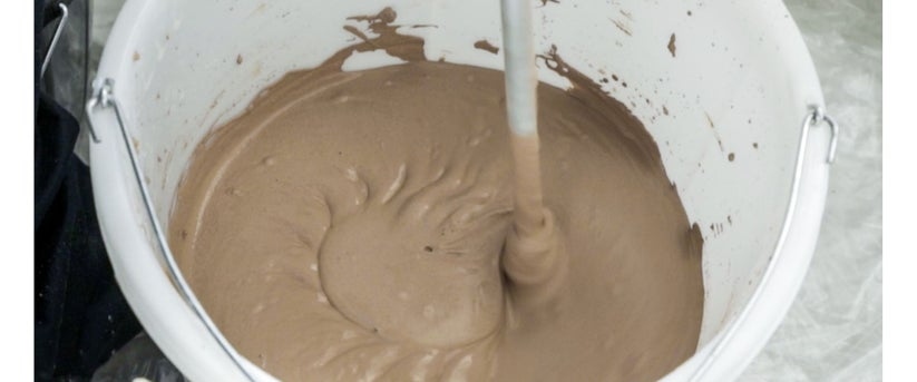 Разбъркване на мазилката