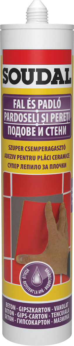 Лепило за фаянс Soudal 24A, бяло, 300 мл