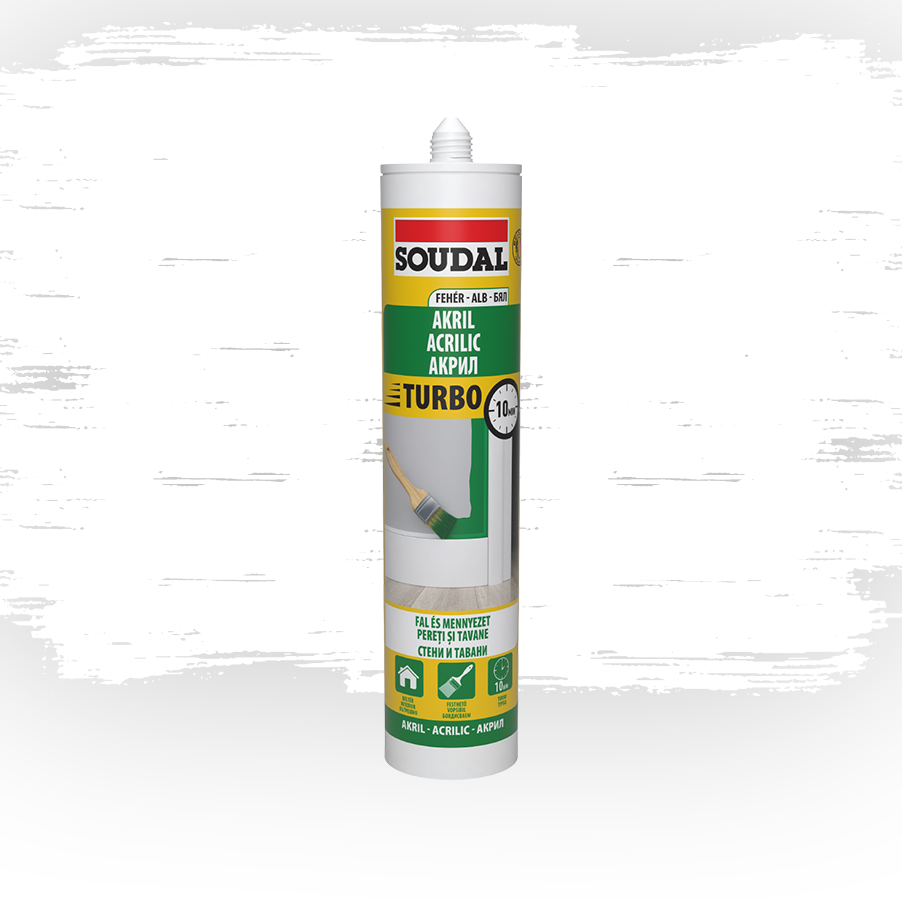 Акриловий експрес-герметик Soudal Express, білий, 280 мл