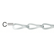 ВЕРИЖКА ПАТЕНТ 0.4ММ МЕСИНГ ХРОМ