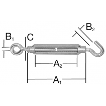 ОБТЕГАЧ КУКА-ХАЛКА М6Х100ММ 2БР/ОПК