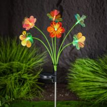 СОЛАРНА LED ЛАМПA FLOWERS 3000K 69 СМ