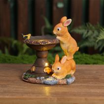 СОЛАРНА LED ФИГУРА RABBIT 3000K 19СМ