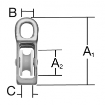 РОЛКА ЗА ВЪЖЕ ЕДИНИЧНА 7Х70X12ММ