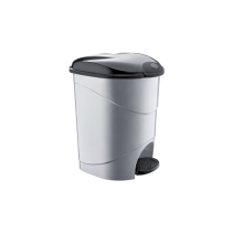 КОШ СМЕТ PVC BELLA 12L CK800 СИВ - Temax.bg КОШ СМЕТ PVC BELLA 12L CK800 СИВ