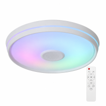 ПЛАФОН LED МУЗИКАЛЕН 50W RGB ДИСТ/APP Ф4
