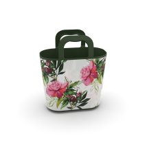 ЧАНТА PVC 24L QUTU HANDBAG ROSE WHITE