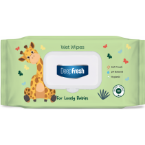 КЪРПИ МОКРИ DEEP FRESH BABIES GIRAFFE 72БР