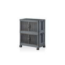 ШКАФ PVC СГЪВАЕМ FOLD&GO 2НИВАХ55Л АНТРАЦИТ