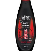 ДУШ ГЕЛ LILIEN MEN 2 В 1 DARK RED 400МЛ