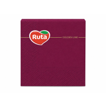 САЛФЕТКИ RUTA 33/33СМ БОРДО 20БР 3ПЛ