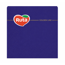 САЛФЕТКИ RUTA 33/33СМ ТЪМНОСИНИ 20БР 3ПЛ