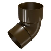 ДЪГА Ф80 RAINPIPE 67.5° КАФЯВА