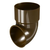 КОЛЯНО ЗАВЪРШВАЩО Ф80 RAINPIPE КАФЯВ