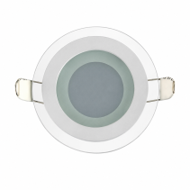 ПАНЕЛ LED СМ СТЪКЛО КРЪГ 6W 30K
