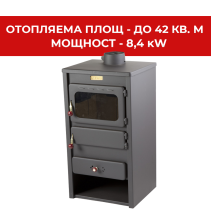 КАМИНА КУПРО ЛУКС МЕТАЛЕН ПЛОТ 8.4KW