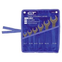 КОМПЛЕКТ КЛЮЧОВЕ ГАЕЧНИ 6-19ММ 6БР/ОПК