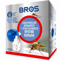 ИЗПАРИТЕЛ БРОС ПРОТИВ КОМАРИ+ТЕЧЕН ПЪЛНИТЕЛ