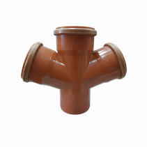 РАЗКЛОНИТЕЛ PVC ДВОЕН Ф110Х110Х110-67