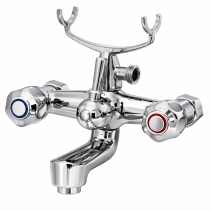 СТЕНЕН СМЕСИТЕЛ ЗА ВАНА/ДУШ, SIENA MAX, ИНОКС