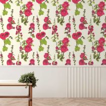 ТАПЕТ ВИНИЛ РОЗА ФУКСИЯ