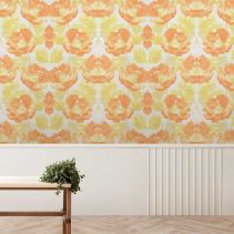 ТАПЕТ ВИНИЛ ЦВЕТЕ ОРАНЖЕВО