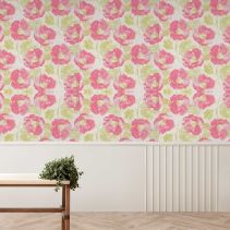 ТАПЕТ ВИНИЛ ЦВЕТЕ РОЗОВО