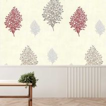 ТАПЕТ ВИНИЛ СИВИ ДЪРВЕТА БЛЯСЪК