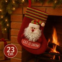 ЧОРАП КОЛЕДЕН 23СМ ДЯДО КОЛЕДА QY28242A