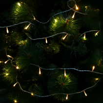 ОСВЕТЛЕНИЕ 200LED 20M 220V БЯЛА СВ.