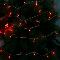 ОСВЕТЛЕНИЕ 100LED 10M 220V ЧЕРВЕНА СВ.