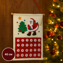 КАЛЕНДАР КОЛЕДЕН AS1-2375 40/29 CM БЯЛ