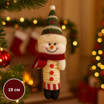 ФИГУРА КОЛЕДНА СНЕЖКО 19СМ QY36323B