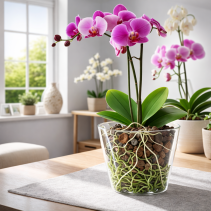 КАШПА ЗА ОРХИДЕЯ Ф14 ПРОЗРАЧНА