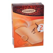 ФИЛТЪР ЗА КАФЕ KONOS К02 /100БР.КУТИЯ