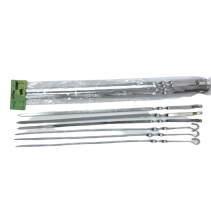 ШИШОВЕ BBQ CHEF 58CM ХРОМ 6БР