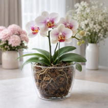 КАШПА ЗА ОРХИДЕЯ Ф18 ПРОЗРАЧНА