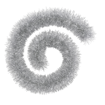 ГИРЛЯНД 5СМ/2М СРЕБРИСТ PET