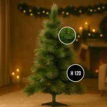 ЕЛХА ЗЕЛЕНА 120СМ ЖИЛКОВА ТЪМНА