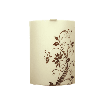 АПЛИК ЖАСМИН ЕКРЮ/КАФЯВ 200Х290 Е27 1X60