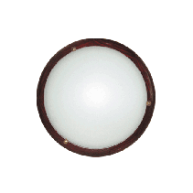 ПЛАФОН ДЪРВО МАХАГОН Ф300 Е27 1X60W