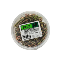 ВИНТ ЗА ДЪРВО 4,0 Х 40/250БР КУТИЯ
