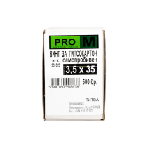 ВИНТ ЗА ГК САМОПР 3,5Х35/500БР КУТИЯ