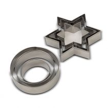 ФОРМА ЗА СЛАДКИ МЕТ. 6БР STARS/144