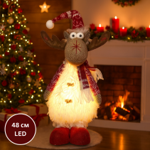 ФИГУРА КОЛЕДНА РУДОЛФ 48СМ LED TW2122005