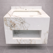 ШКАФ ЗА БАНЯ MARMOR 60СМ PVC СТЕНЕН