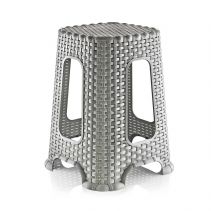 ТАБУРЕТКА PVC РАТАН ГОЛЯМА Т001 РАЗЛ.ЦВ