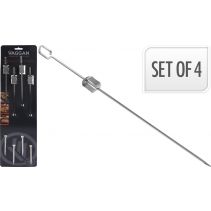 ШИШ МЕТАЛЕН BBQ MASTER 4БР